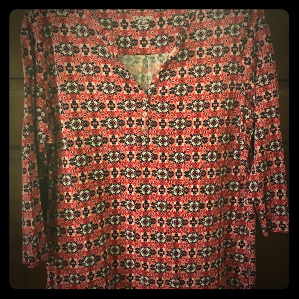 Kim Rogers 3/4 sleeve top